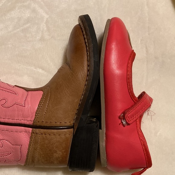Old west tan and pink boots - Picture 10 of 10